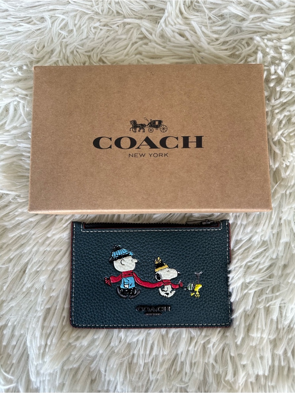 COACH X Peanuts Zip Card Case